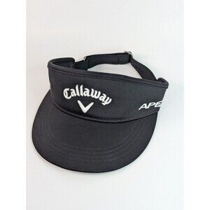 Callaway Tour Authentic APEX Golf Visor Black Adjustable Pre-Owned